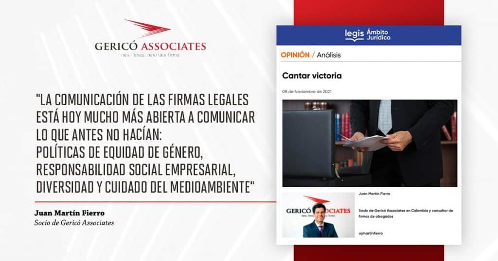 The paradigm shift in law firms communications 1 El cambio de paradigma en la comunicación de las firmas legales - Gericó Associates - Marketing Jurídico, Comunicación Legal y Desarrollo de Negocio - Juan Martín Fierro