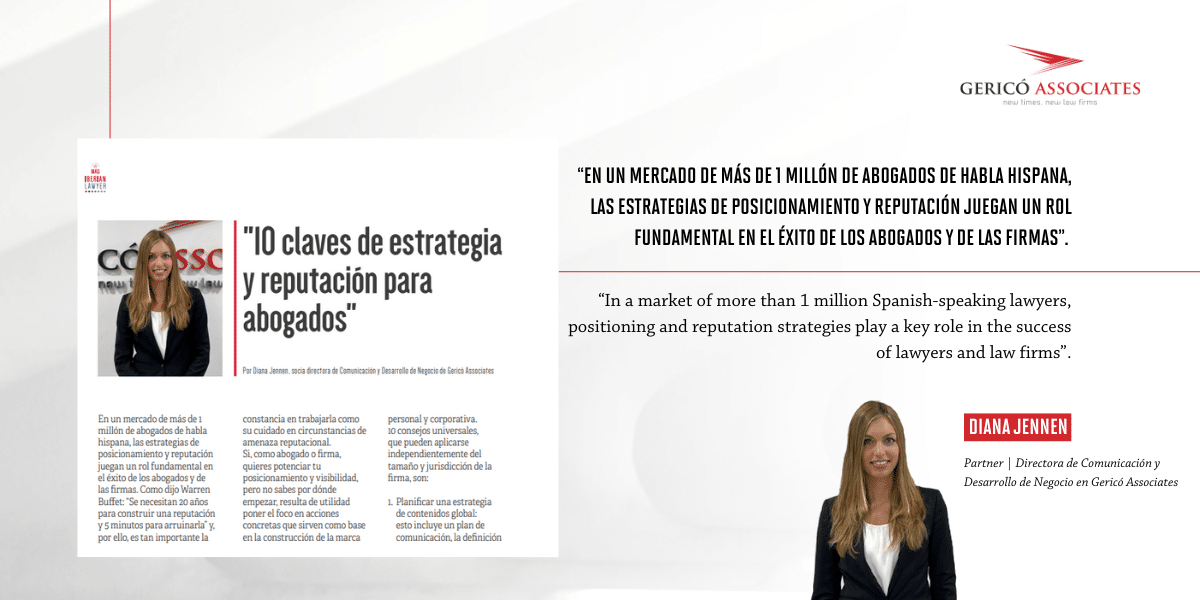 Ten Keys to strategy and reputation for lawyers, analysis by Diana Jennen 1 Ten Keys to strategy and reputation for lawyers, analysis by Diana Jennen 1