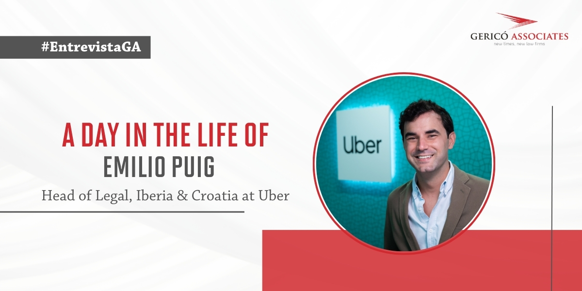 A day in the life of... Interview with Emilio Puig, Head of Legal Iberia & Croatia at Uber 1 A day in the life of... Interview with Emilio Puig, Head of Legal Iberia & Croatia at Uber 1